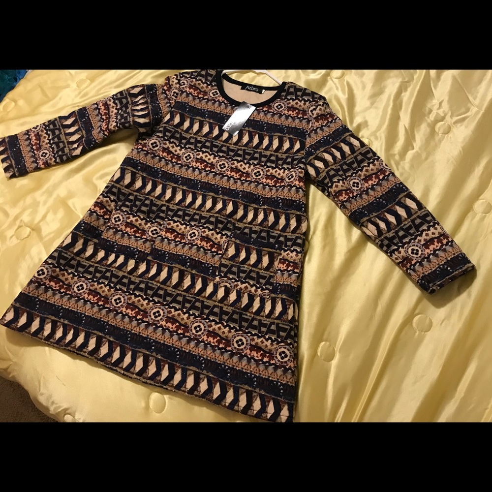 Multi-color sweater top - Picture 2 of 4
